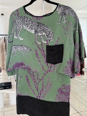 Green Leopard Print Set